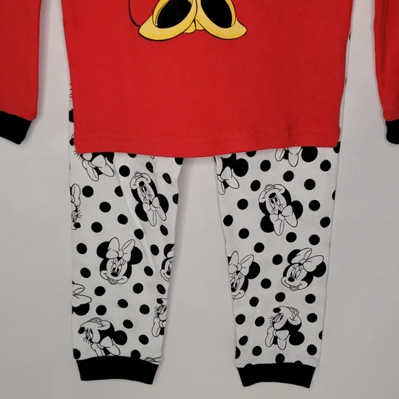 💰NWOT! DISNEY ▪︎ MINNIE MOUSE PAJAMA SET ▪︎ SIZE 5T - Picture 2 of 9